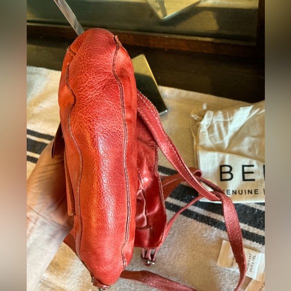 NWT Bed Stu Priscilla Crossbody Belt Bag Clutch Indie Red DD Retail $198 - Picture 10 of 15